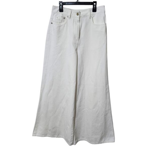 NEW Ronny Kobo Womens Wide Leg 70’s Flare Jeans Size 26 Stone Wash High Waist - Picture 2 of 9